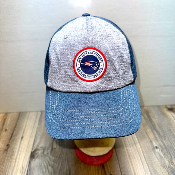 New England Patriots Hat Adjustable Cap Blue NFL Official Team Apparel Football - Picture 1 of 8
